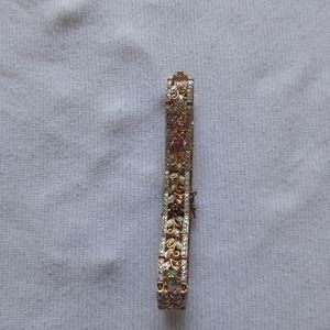 Rose gold plated silver bracelet